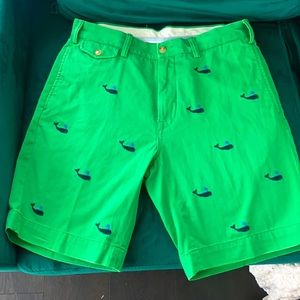 Men’s Ralph Lauren green shorts